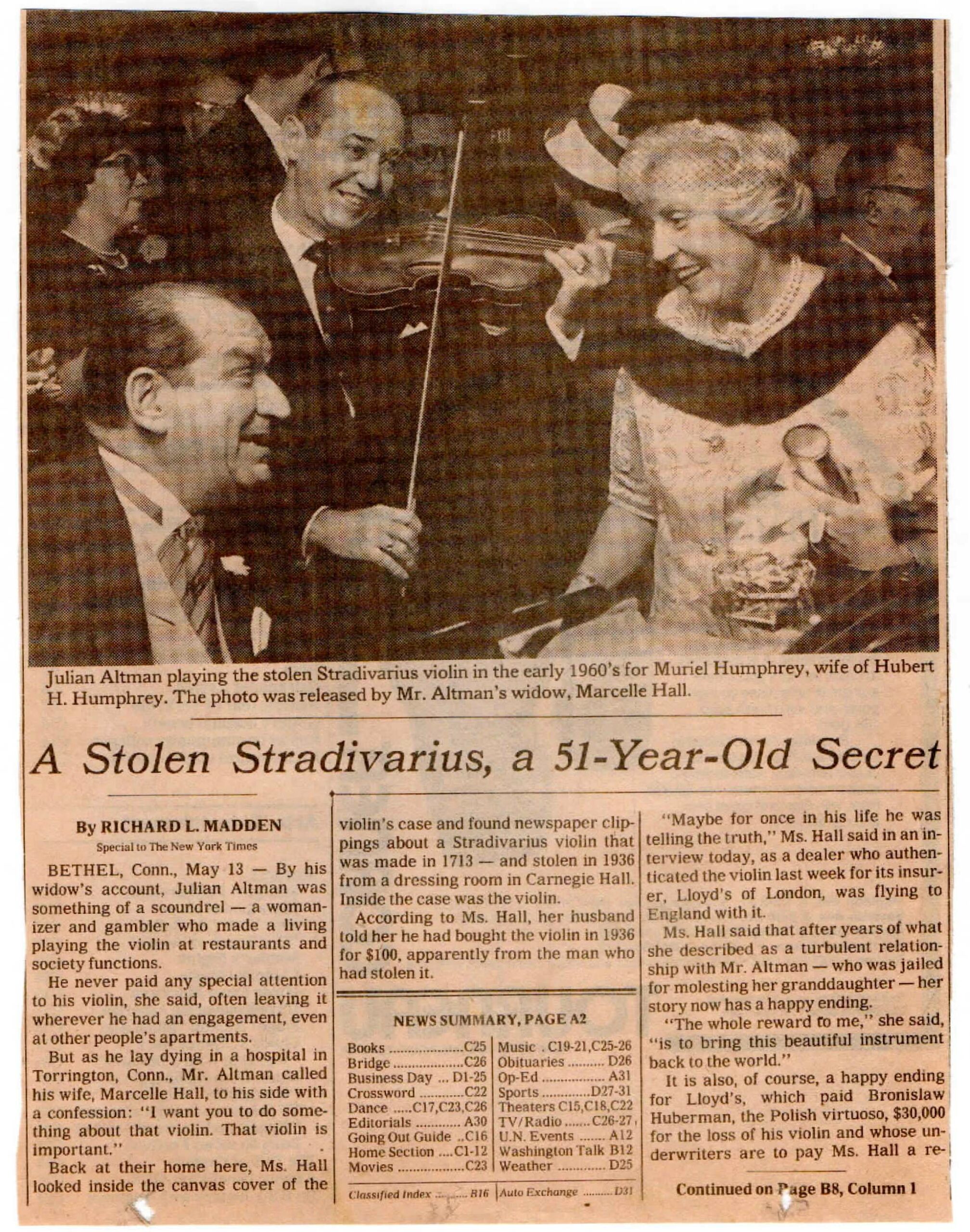 NY Times - May 1987
